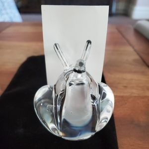 Vintage Sweden blown glass mouse Figurine